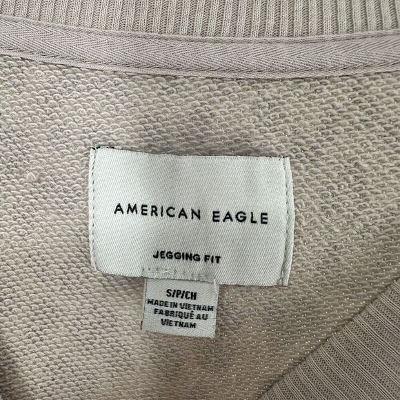 American Eagle Jegging Fit Pullover Sweatshirt Animal Print Size S Relaxed Fit - Picture 6 of 7